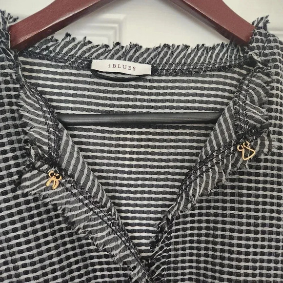 IBlues Sheer Organza Blazer Jacket sz M - Picture 5 of 9